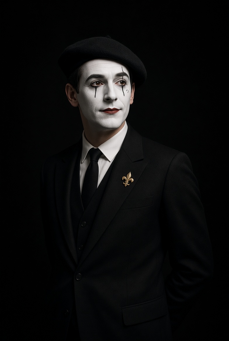 Legally Mime — elegant mime portrait